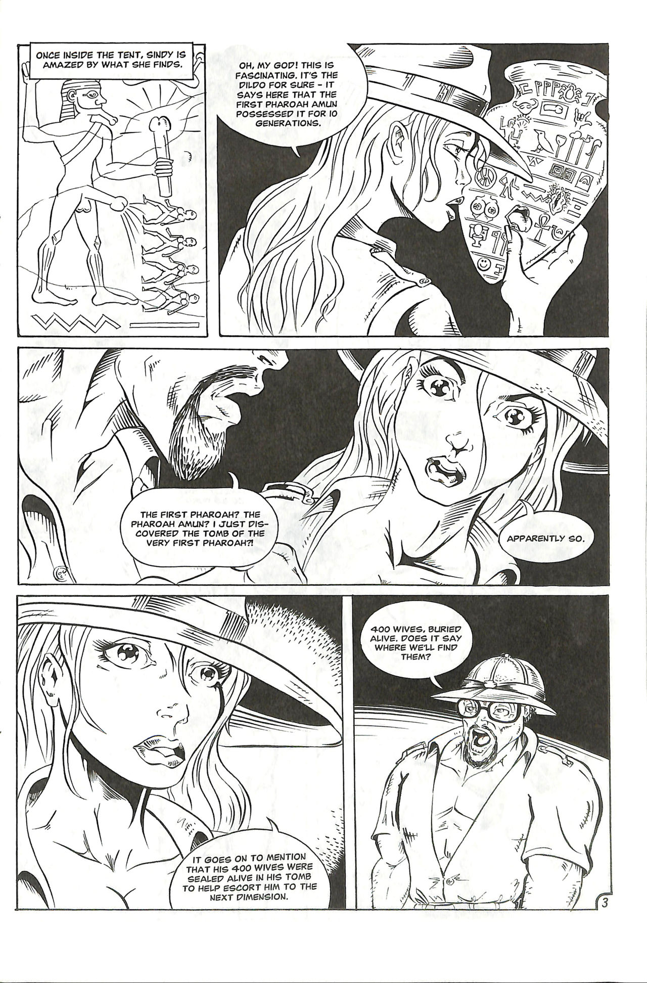 Sindy-Anna Moans : Quest for the Golden Dildo #2 page 6 full