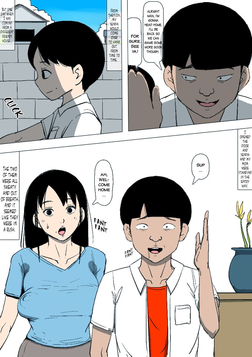 Hahaoya to senpai ga katte ni tsukiatte ita | My Mom And the Upperclassmen Date And They Don't Give a Fuck What I Think page 3 full