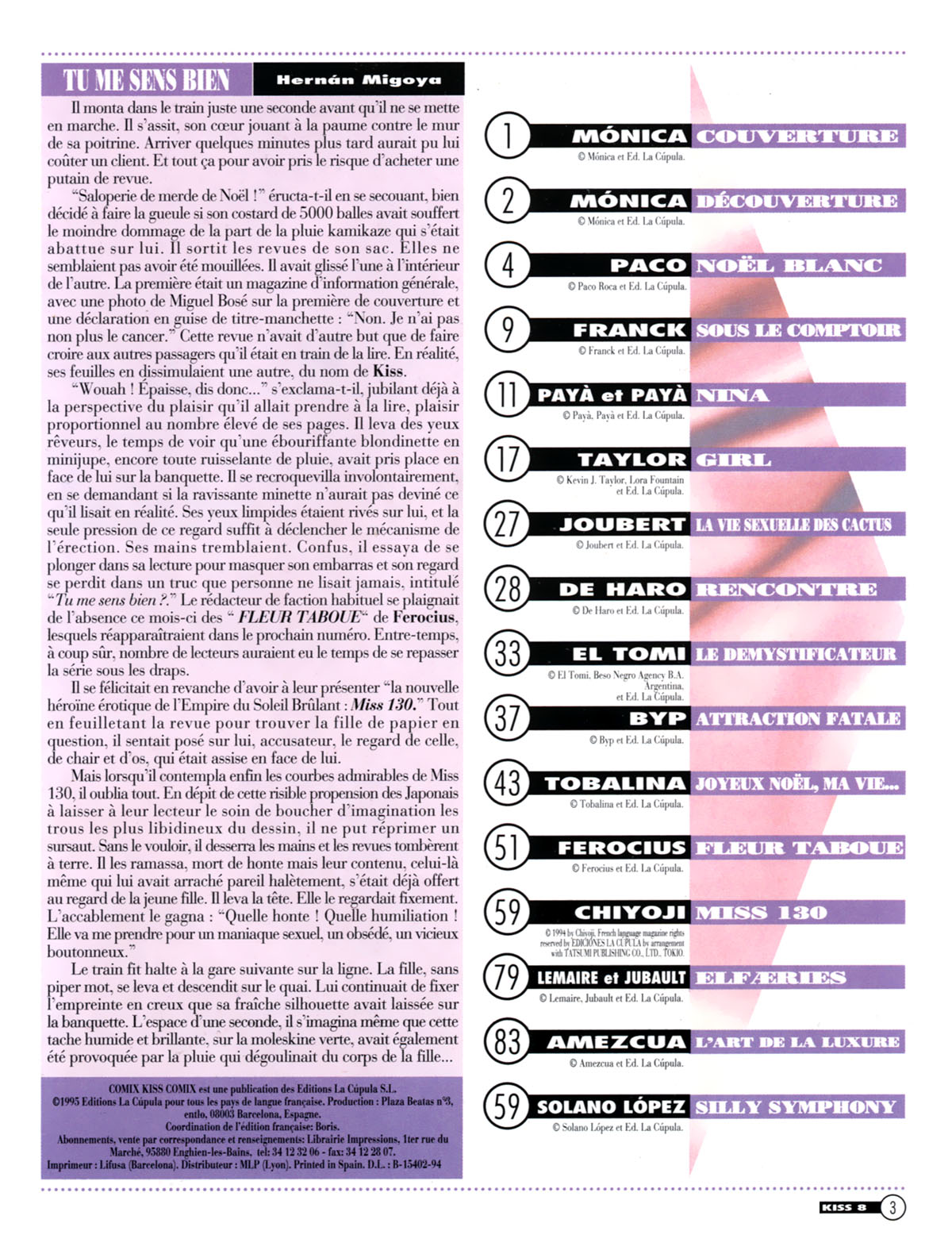 La Poudre Aux Reves  - Volume 8 page 3 full
