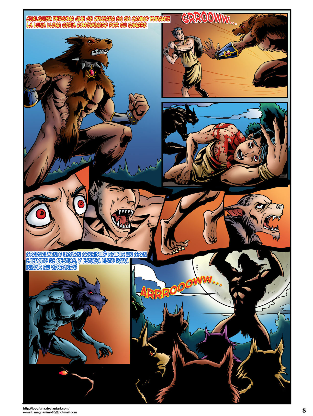 Lycaon, El Dios Lobo 1 page 9 full