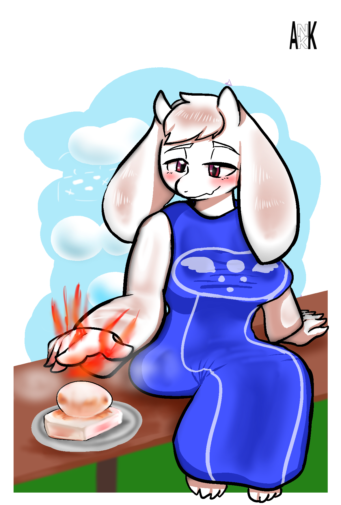 Undertale illustrations by Wonkake Ankk page 1 full