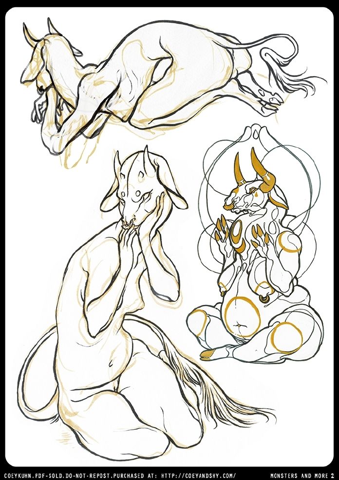 Monsters &amp; More: An 18+ Sketchbook by Coey Kuhn VOLUME 2 page 6 full