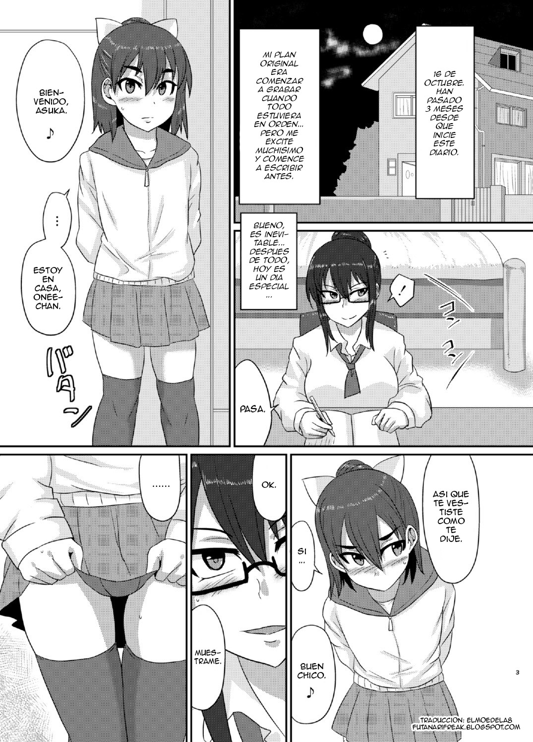 M's diary page 3 full