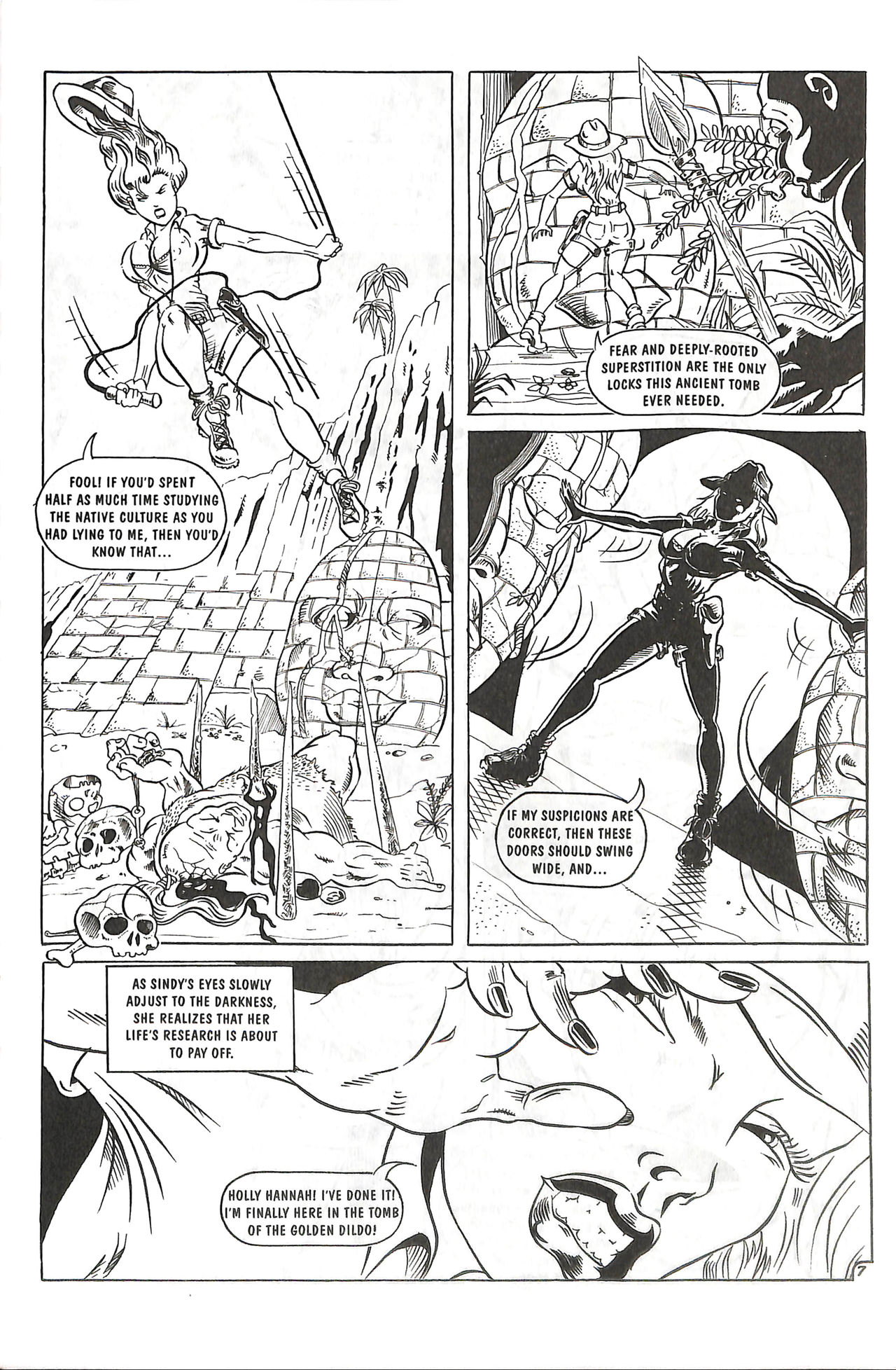 Sindy-Anna Moans : Quest for the Golden Dildo #1 page 10 full