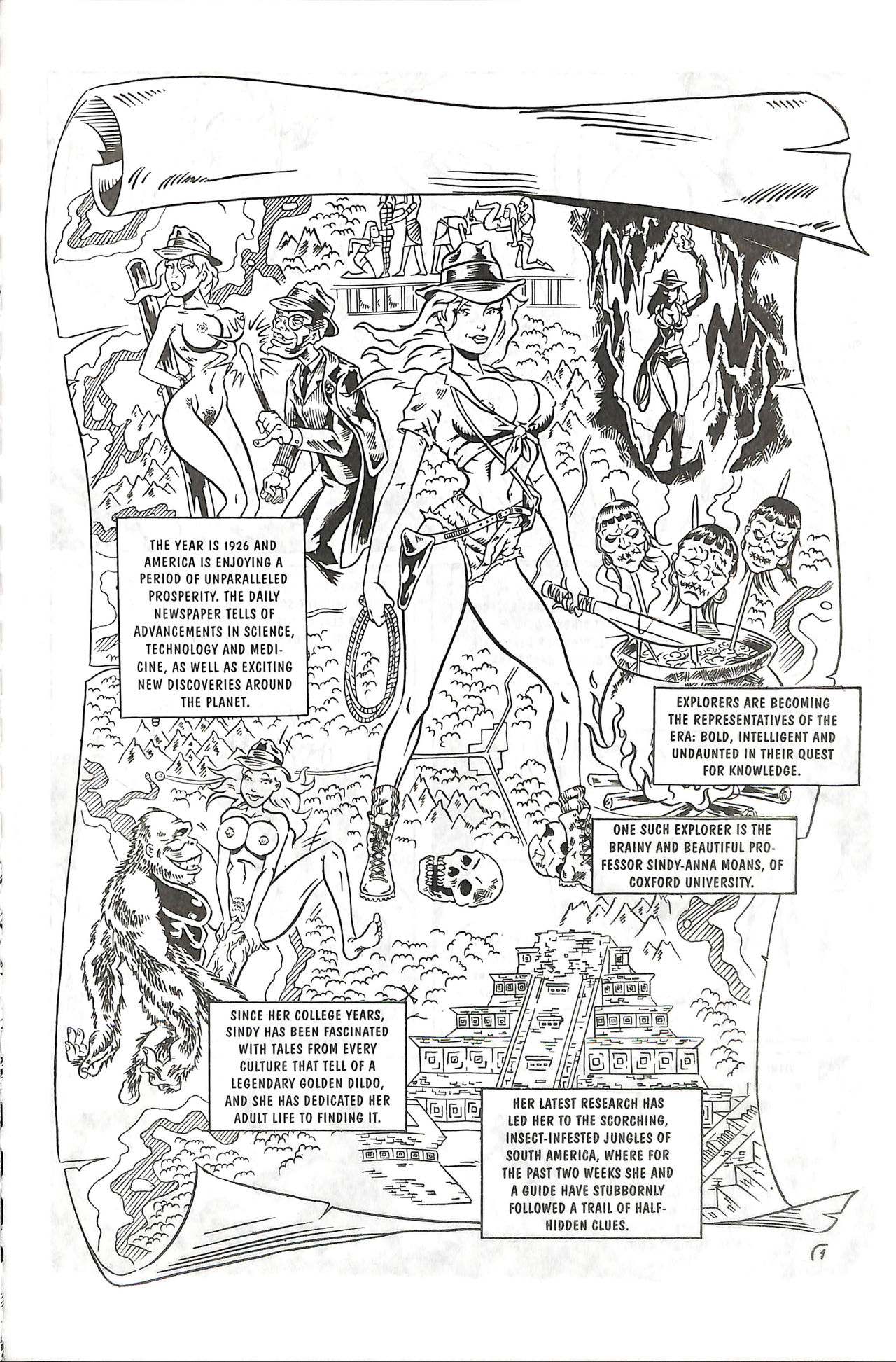 Sindy-Anna Moans : Quest for the Golden Dildo #1 page 4 full