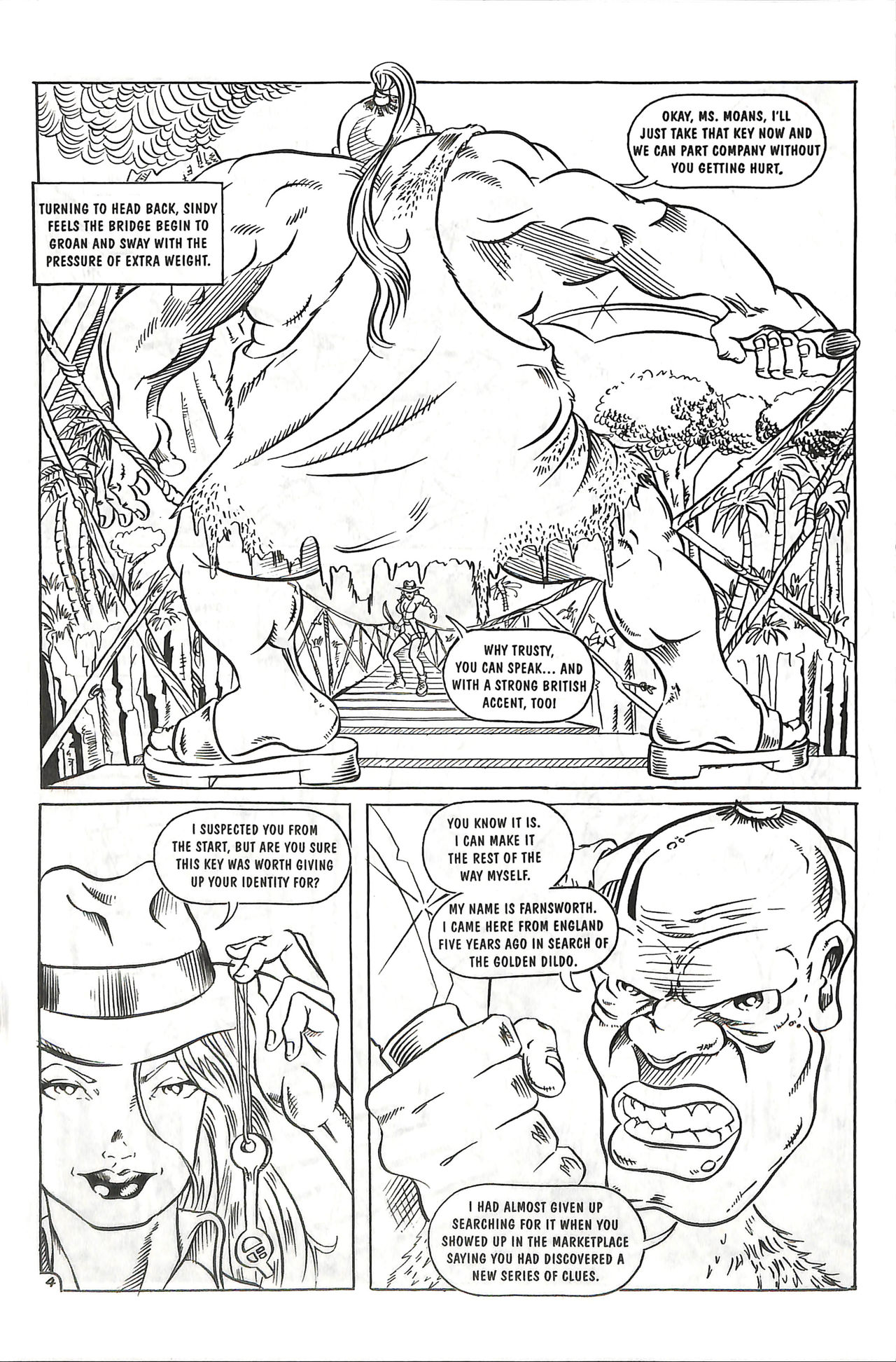 Sindy-Anna Moans : Quest for the Golden Dildo #1 page 7 full