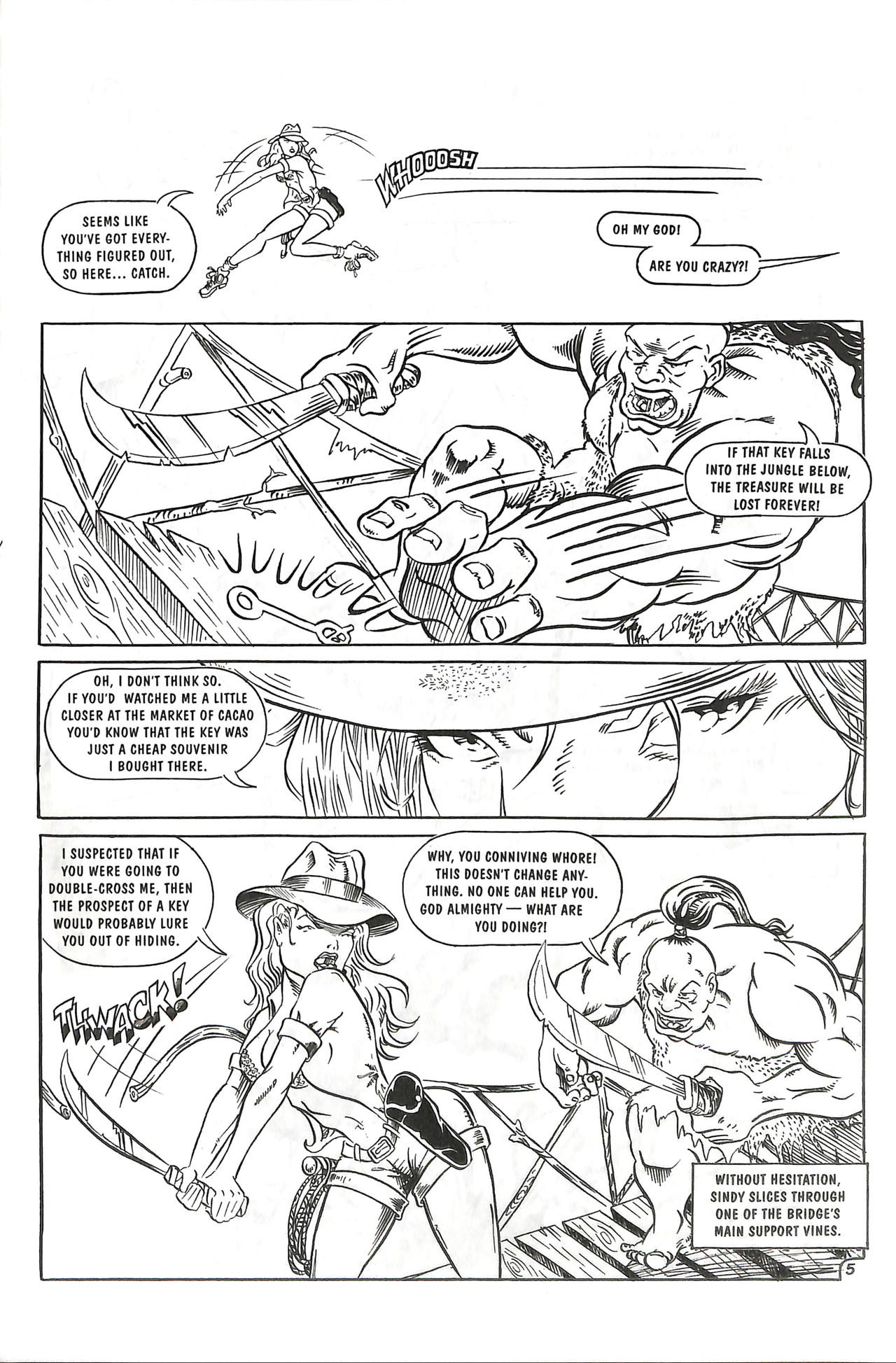 Sindy-Anna Moans : Quest for the Golden Dildo #1 page 8 full