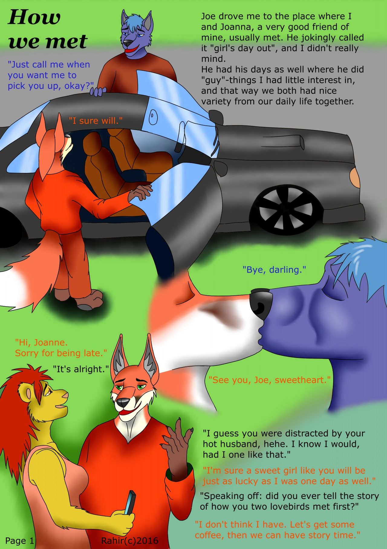 How we met page 1 full