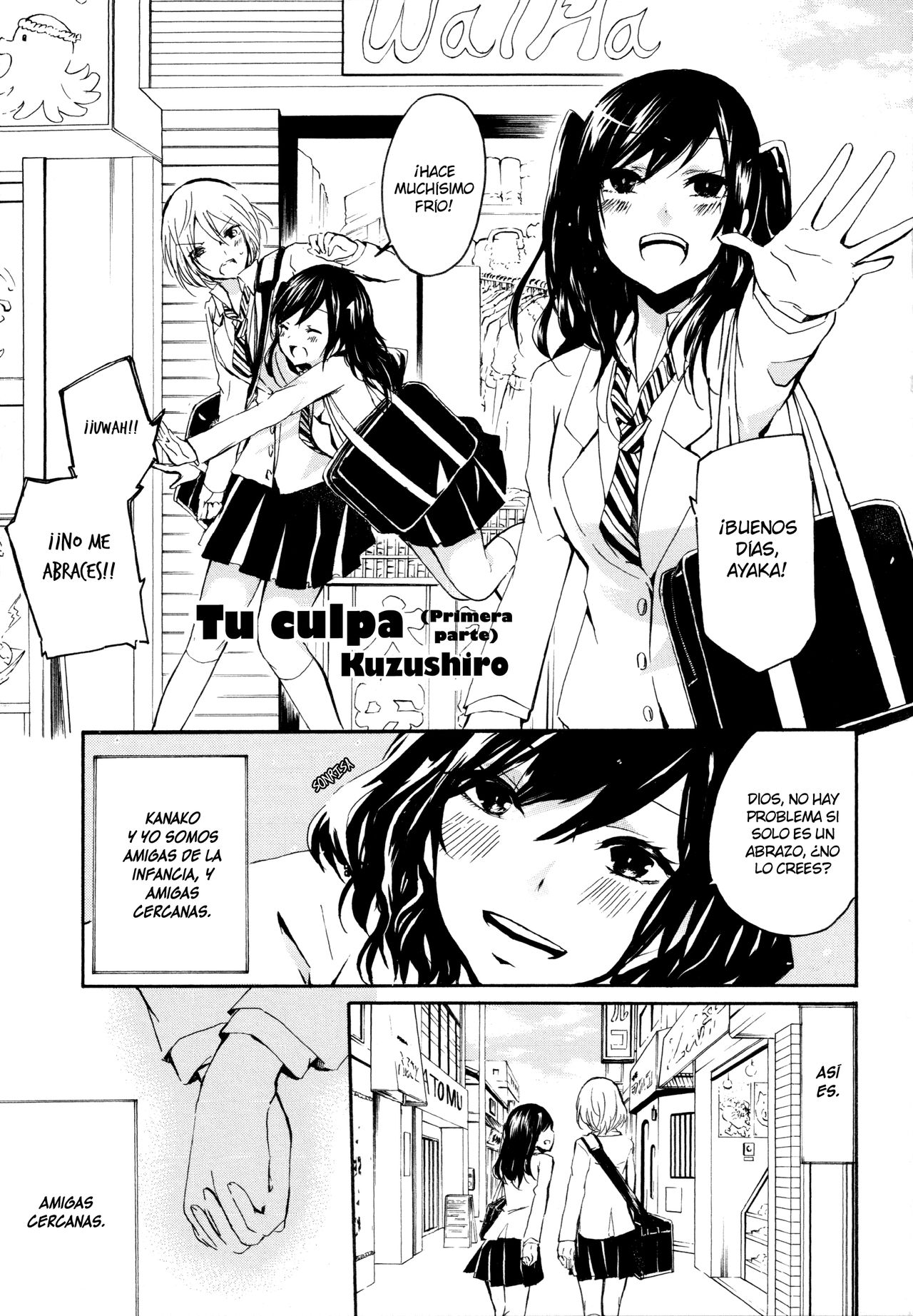 Kimi no Sei | Tu Culpa page 1 full