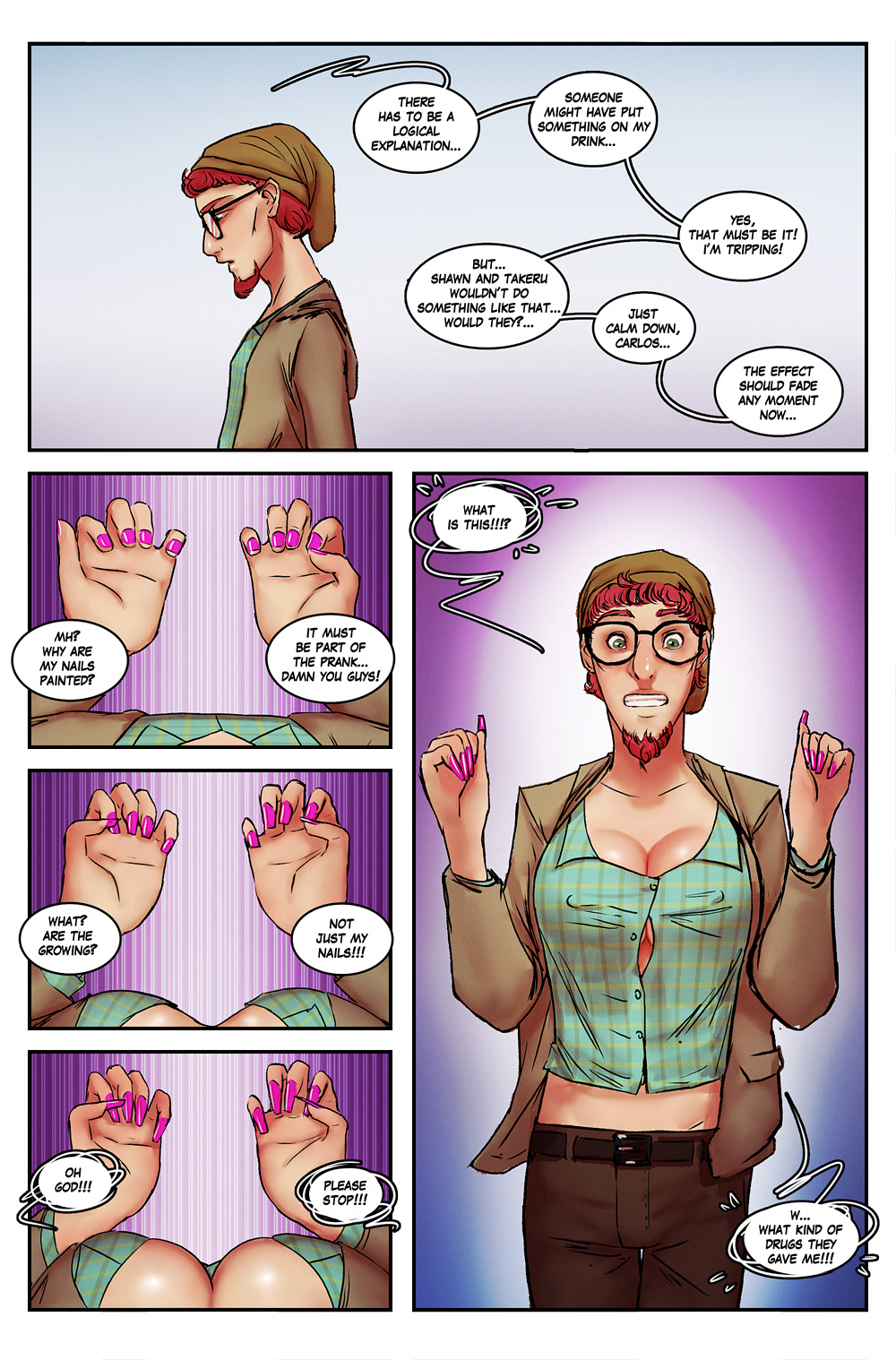 The Zone of Absolute Transformation: Happy Three Friends page 5 full
