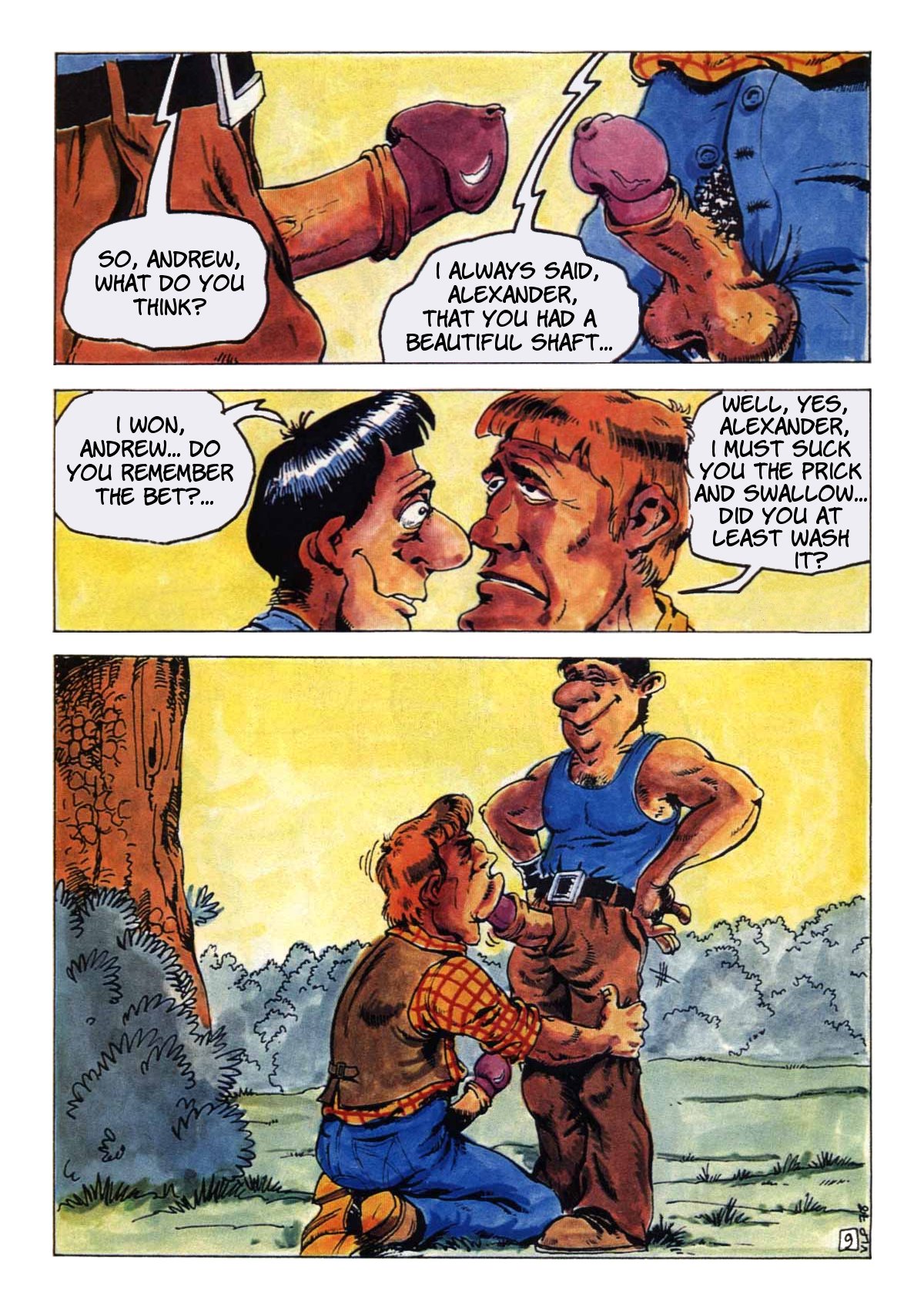 Gerard Manvussa - The Big Red Riding Hood page 10 full