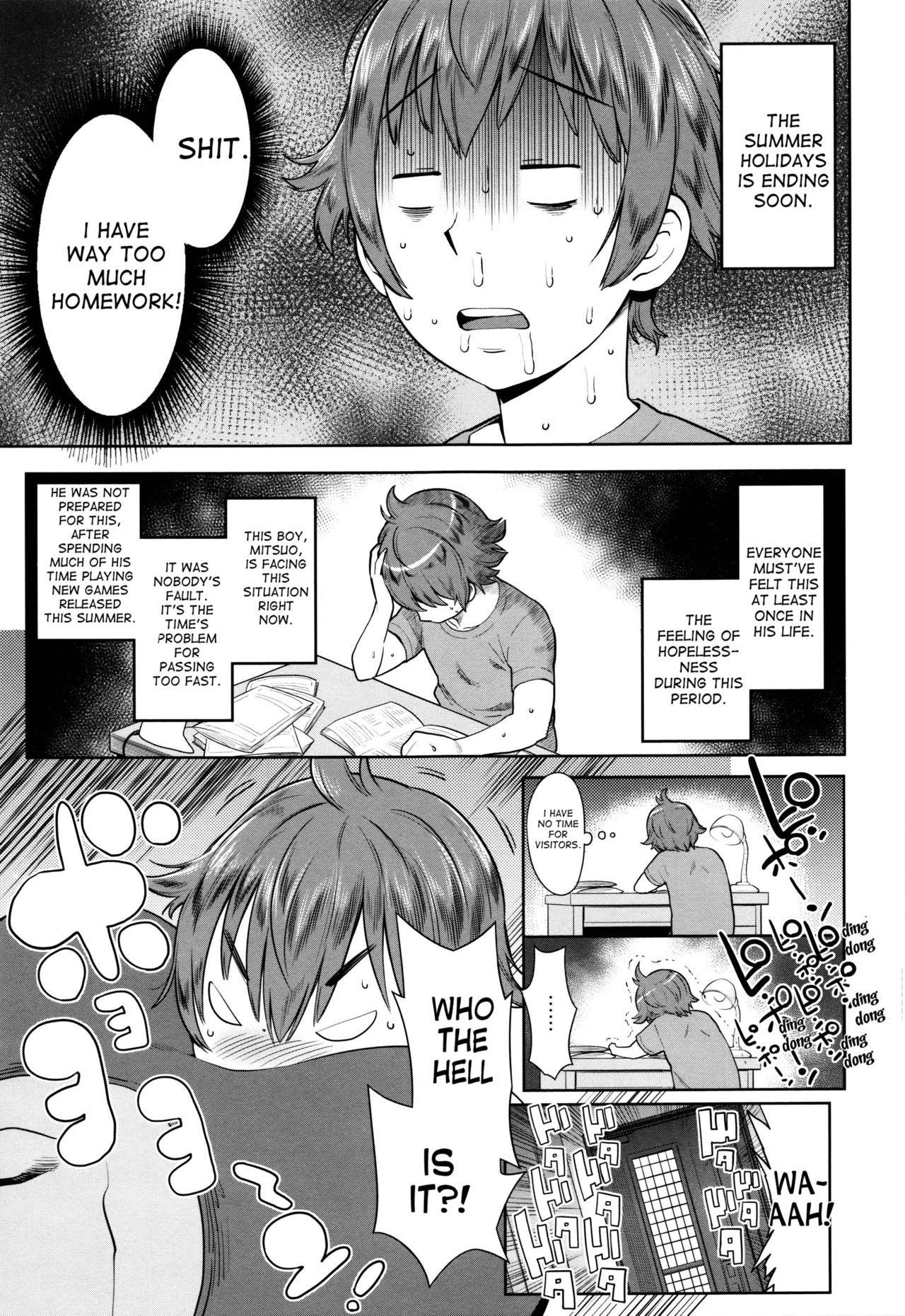 Natsu no Owari ni Ijiwaru Nee-chan - My mean elder sister at the end of summer. page 1 full