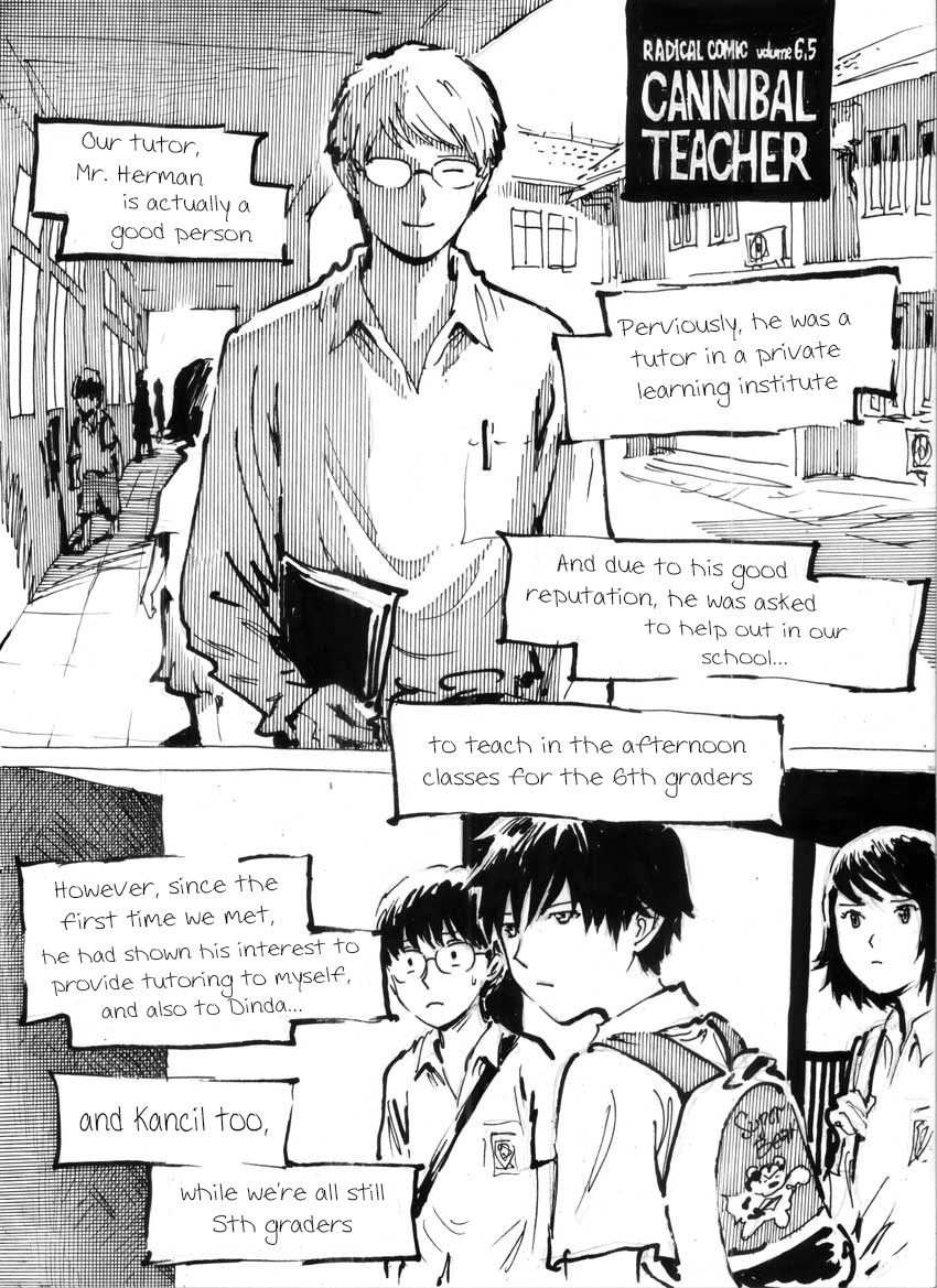 Cannibal Teacher page 1 full