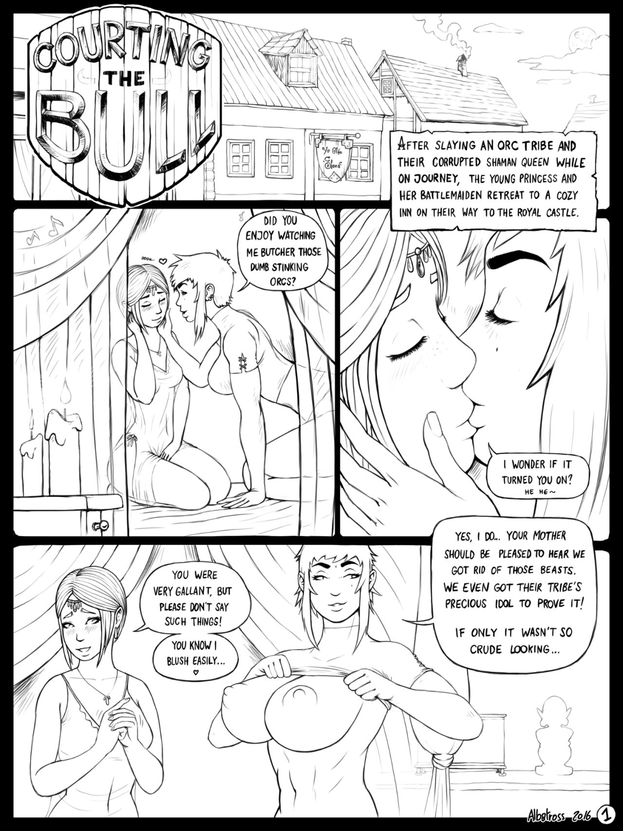 Courting the Bull page 1 full