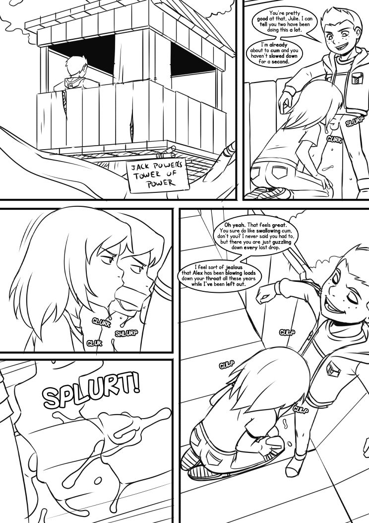 Butt Sextortion -sketches page 1 full