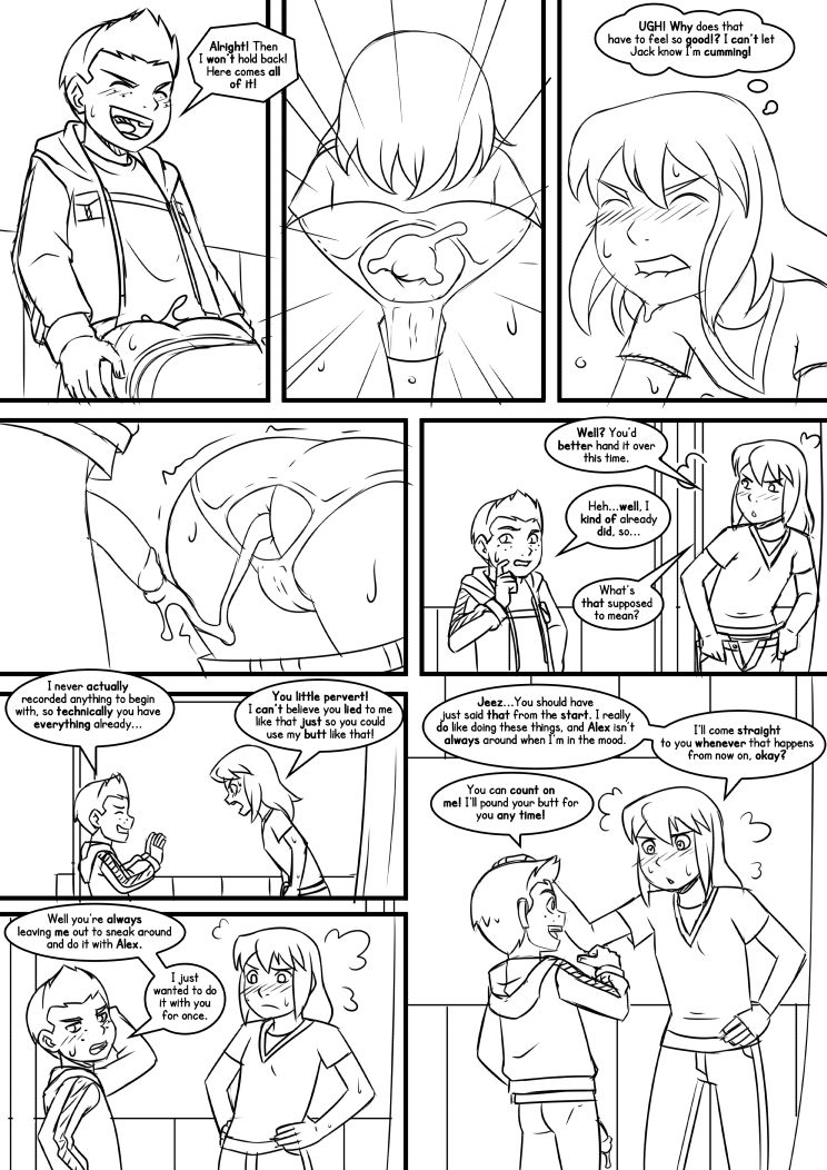 Butt Sextortion -sketches page 4 full