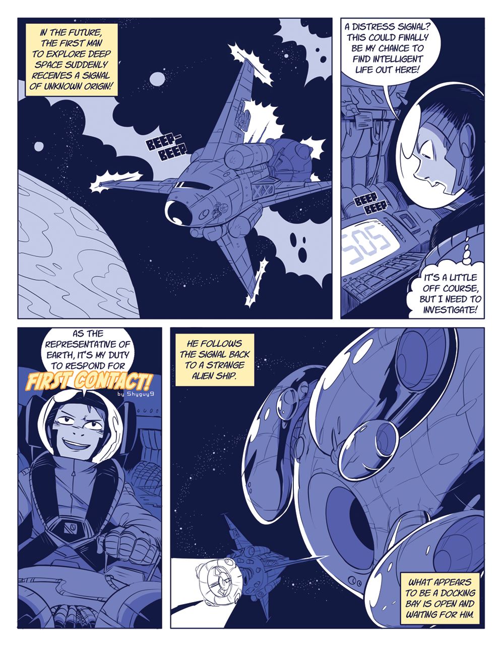 First Contact! page 1 full