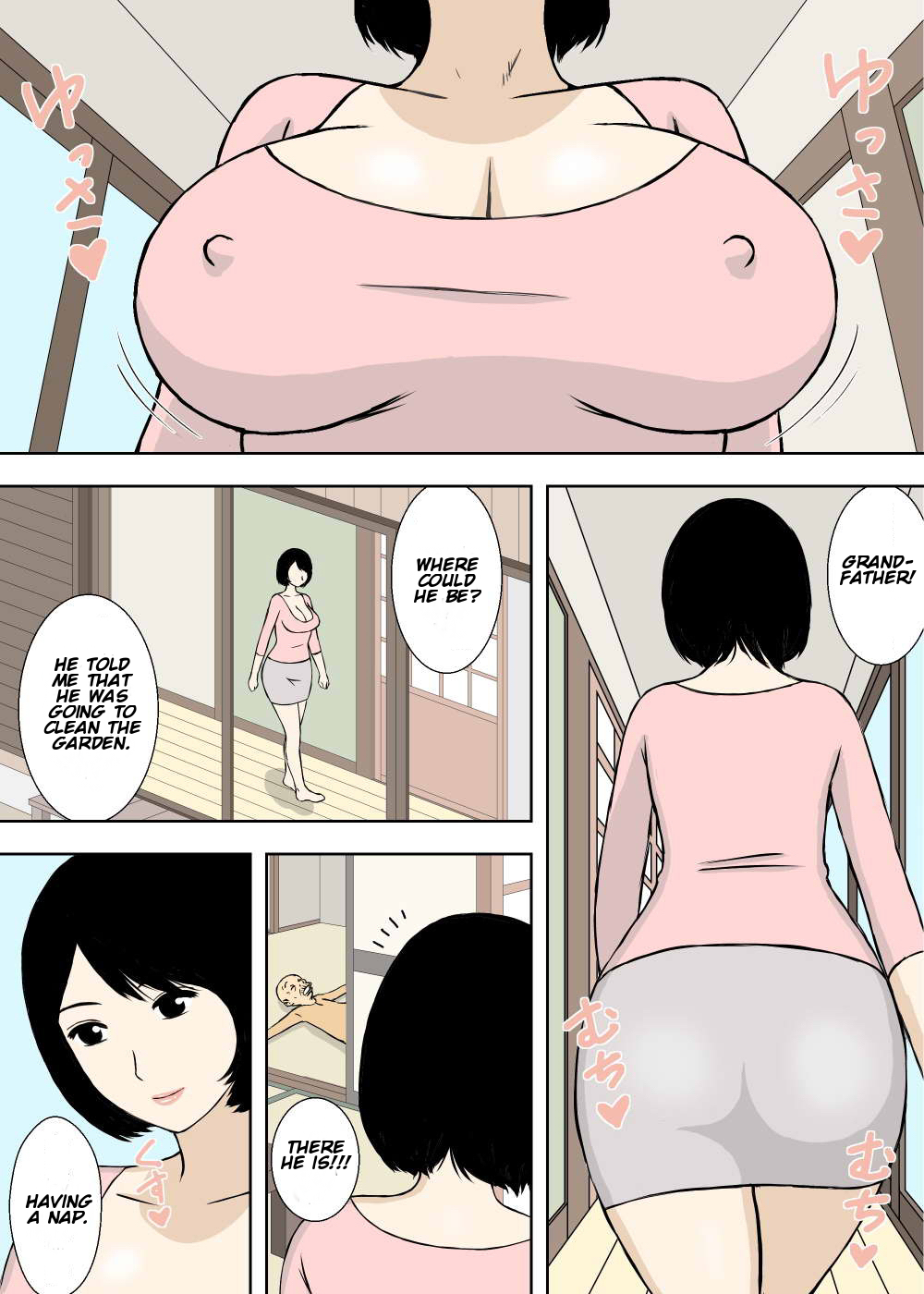 Zokuzokuzoku Ojii-chan to Gifu to Giri no Musuko to, Kyonyuu Yome. page 3 full