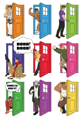 DOOR! DOOR! Masion de M Settei Shiryoushuu cover