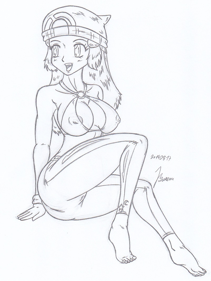 Dawn _ My miny_pokemon Sketches work_4 page 5 full