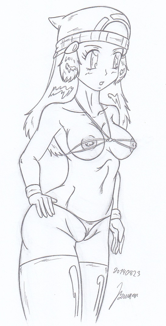 Dawn _ My miny_pokemon Sketches work_4 page 7 full