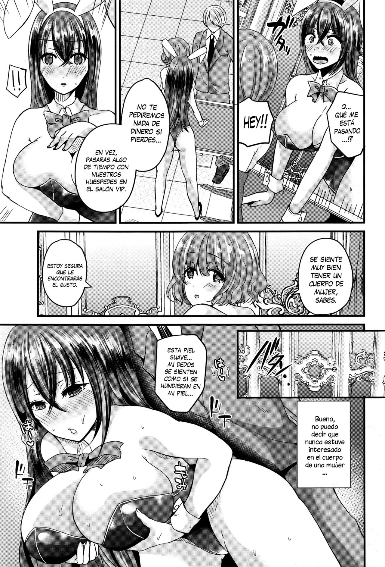 Nyotaika Shite Bunny Girl ni Naru | Me he Vuelto una Conejita! page 5 full