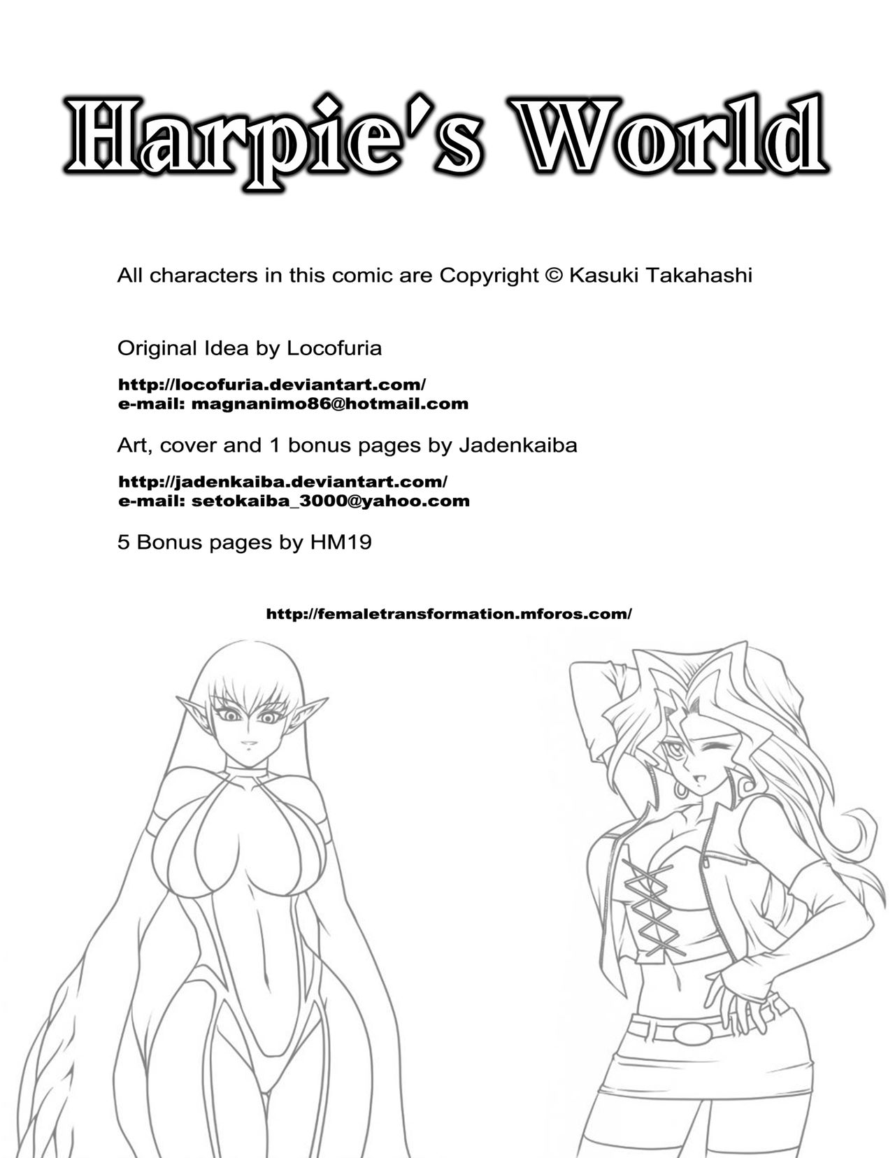 Harpie's World page 2 full