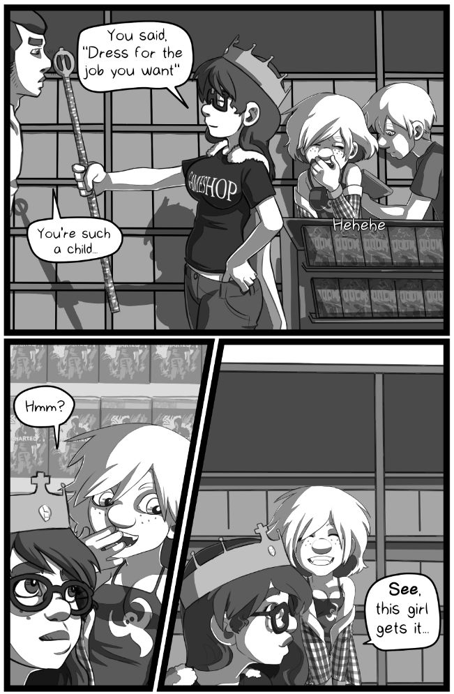 Zoe the Vampire weekly webcomic page 3 full