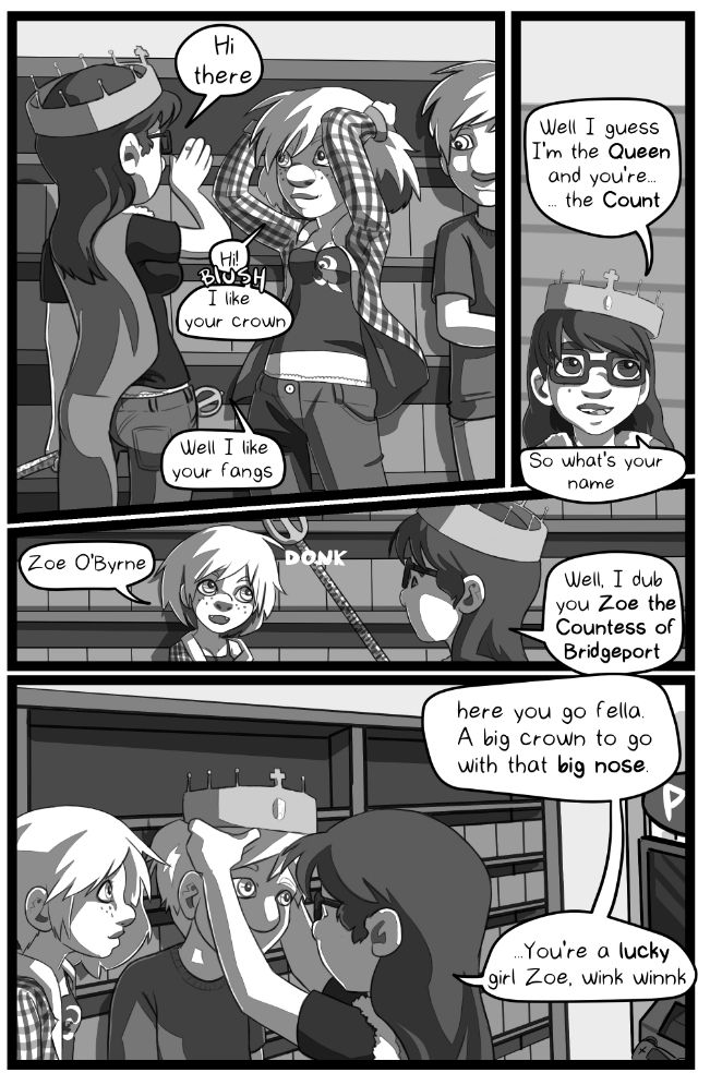 Zoe the Vampire weekly webcomic page 4 full