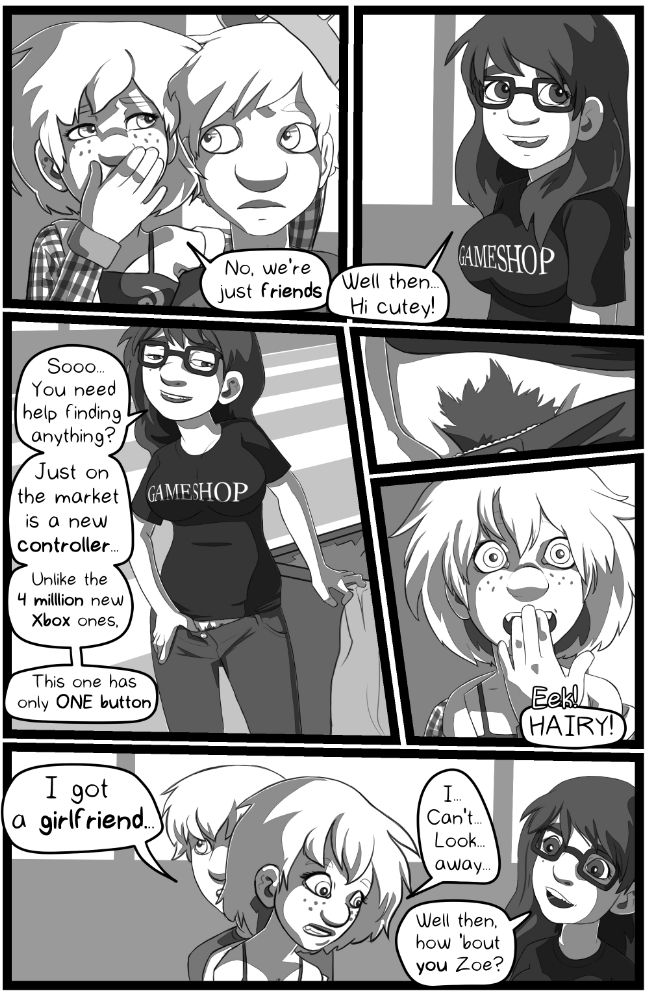 Zoe the Vampire weekly webcomic page 5 full