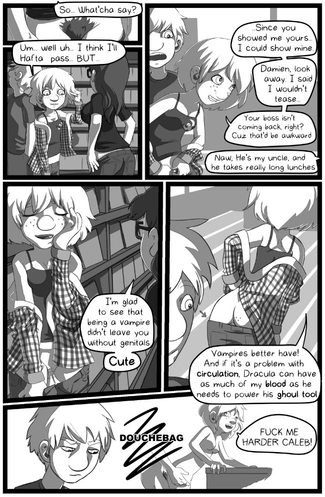 Zoe the Vampire weekly webcomic page 6 full
