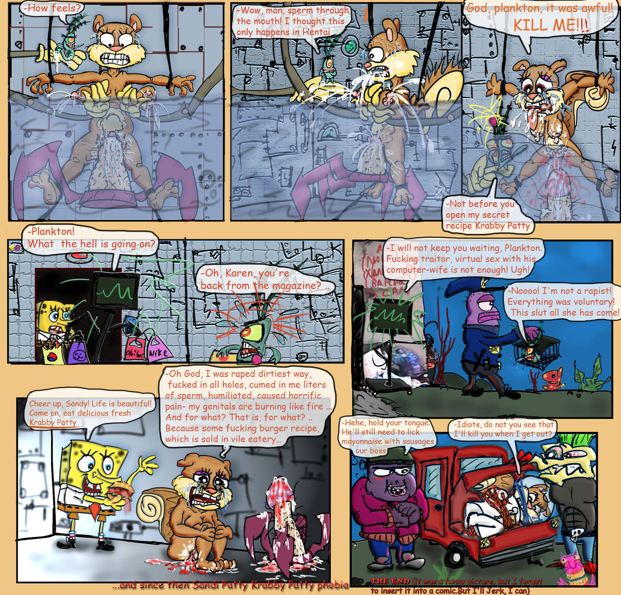 Sandy Cheeks fucked Plankton page 7 full