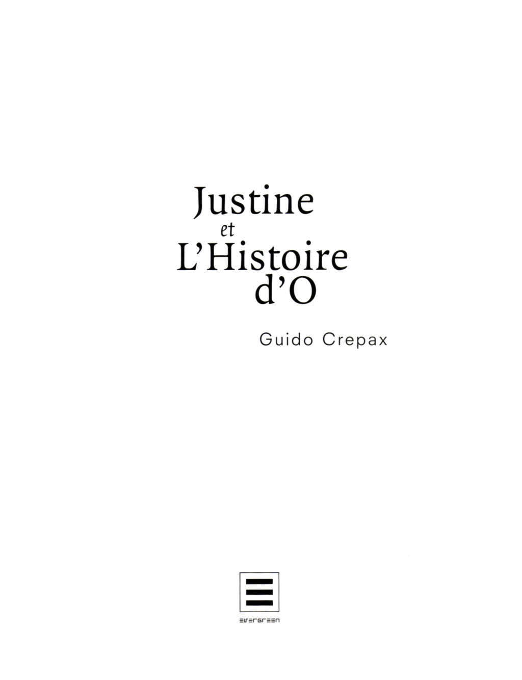 Justine &amp; Histoire D'O - Integrale page 4 full