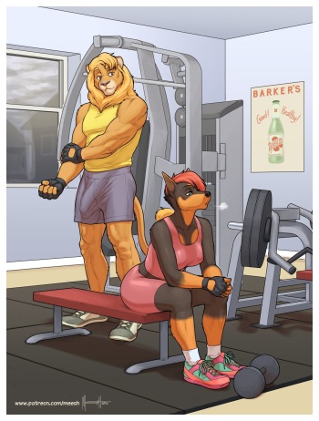 Gym training cover