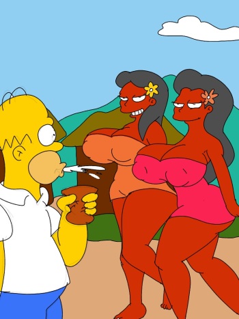 New simpsons Big boobs girls cover