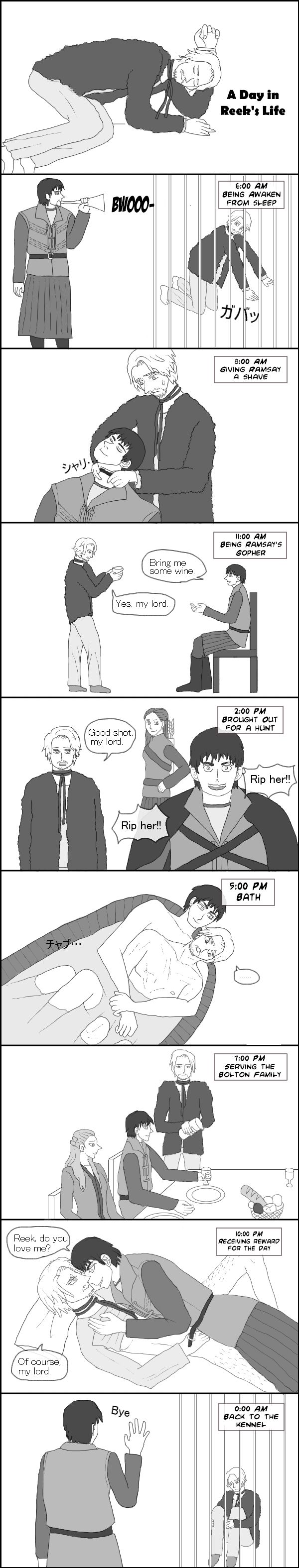 GoT Thramsay Manga page 1 full