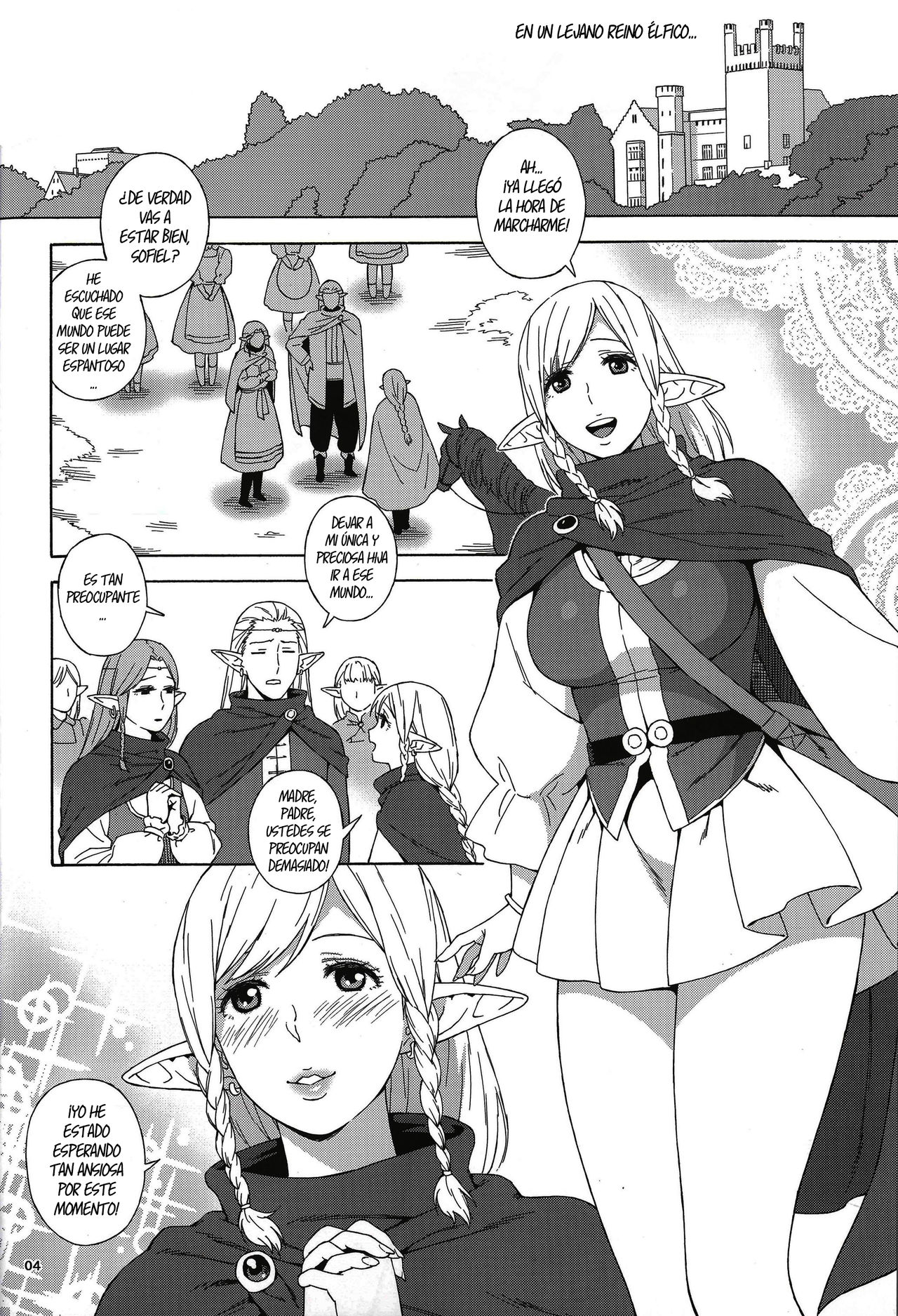 Tenkousei JK Elf -Houkago Choukyou Jugyou- | Estudiante Élfica Transferida de Escuela Secundaria -Lecciones de Entrenamiento Sexual Después de las Clases- page 3 full