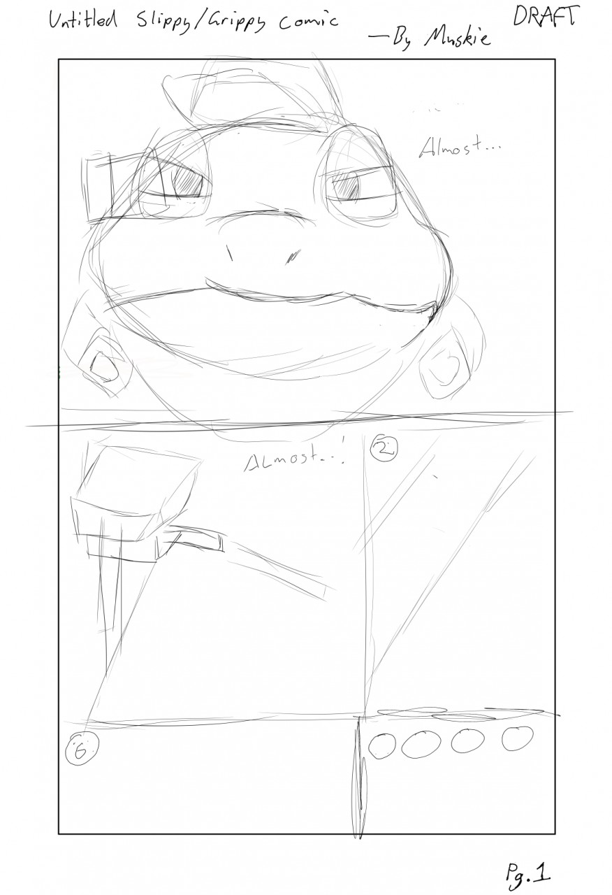 Untitled Slippy/Grippy comic page 1 full
