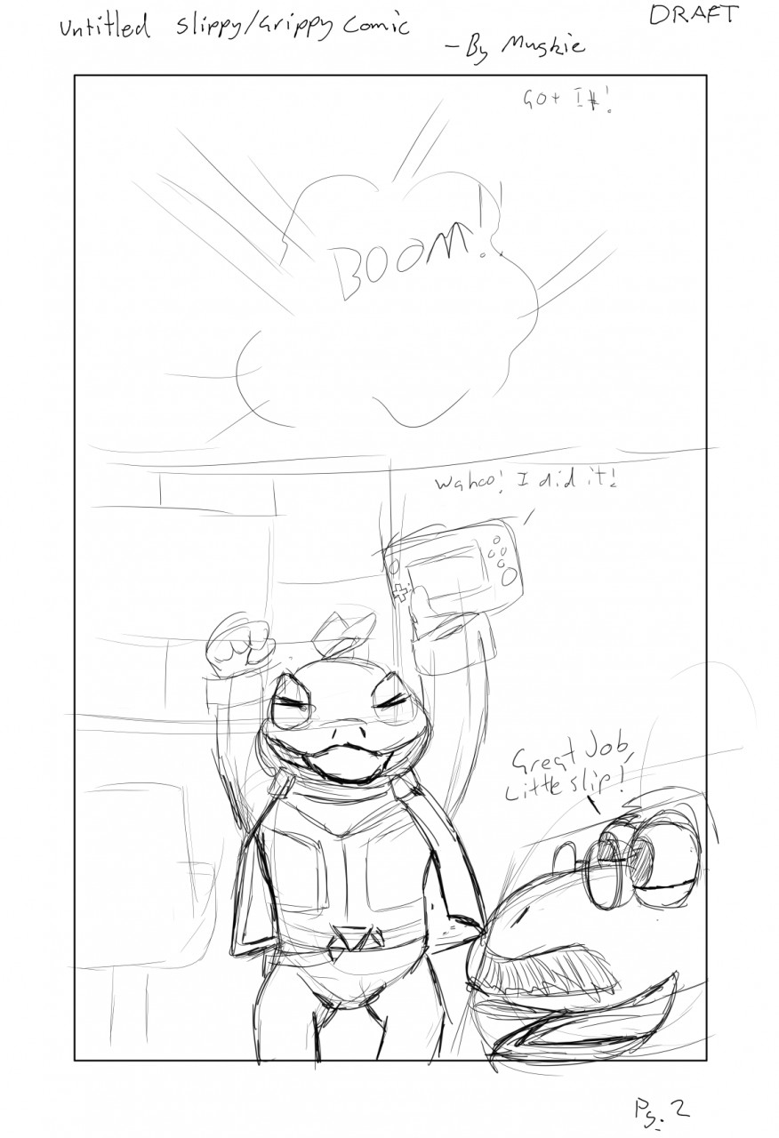 Untitled Slippy/Grippy comic page 2 full