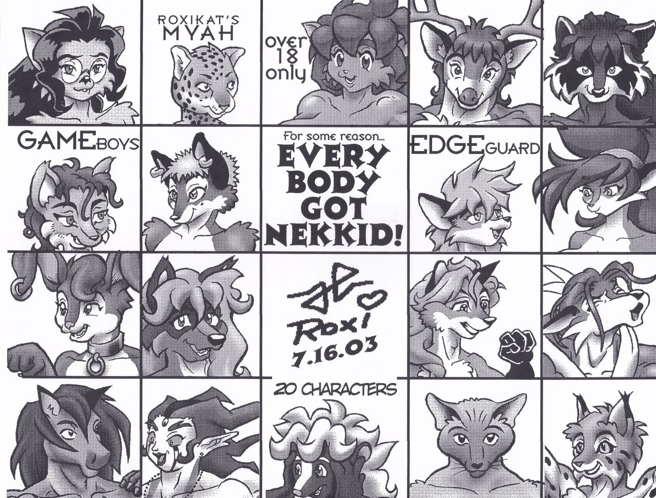 Everybody Got Nekkid A Roxykat Folio page 1 full