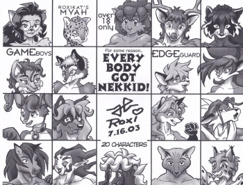 Everybody Got Nekkid A Roxykat Folio cover