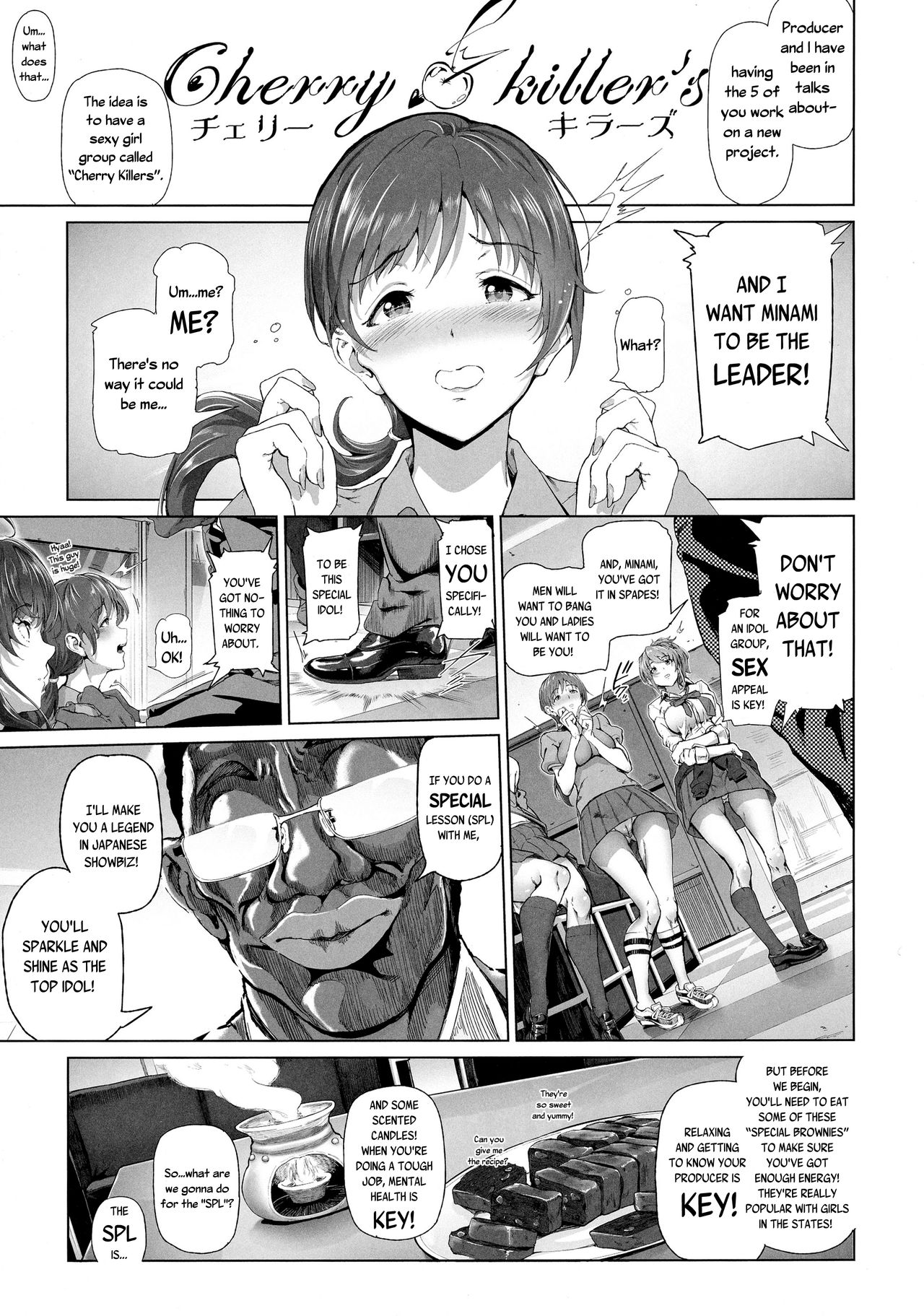 BLACK DICK PRODUCER ~Dosukebe Binwan Kokujin P no Dekamara Fuck Lesson~ page 4 full