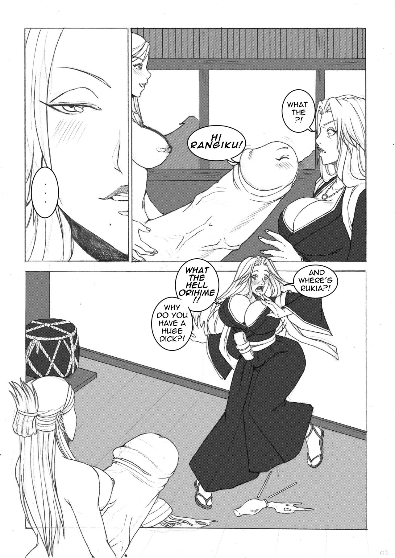 Orihime x Rangiku page 3 full