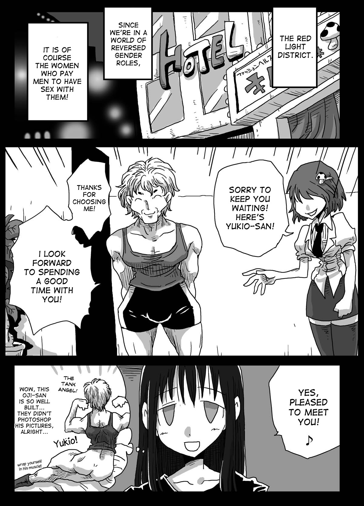 Teisou Gyakuten Sekai Shirouto Shojo Onna Kyoushi page 1 full