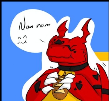 Guilmon &amp; Charmeleon cover