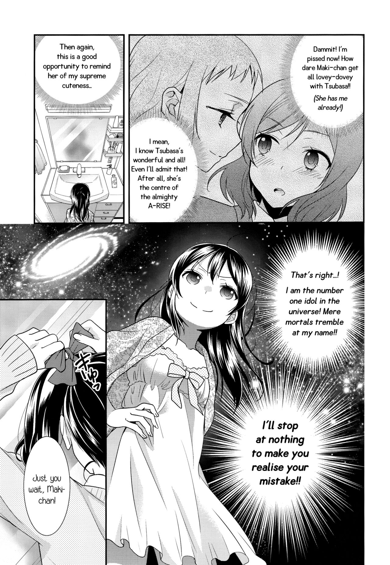 Uchuu No.1 Idol Nico-nii ga Choro Sugi Maki-chan ni Okoru no wa Atarimae desu. page 6 full
