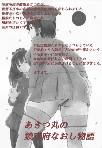 Akitsumaru Chinjufu Naoshi Monogatari Akitsu Maru Shibari Seme E-shuu cover
