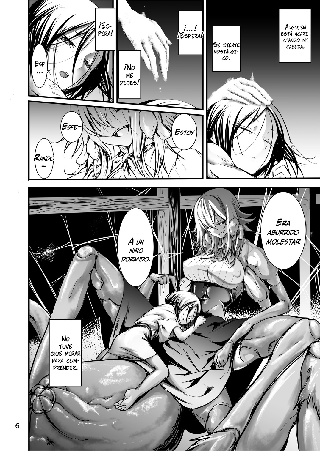 Kumo to Nie | Araña y Sacrificio  =Vile= page 6 full