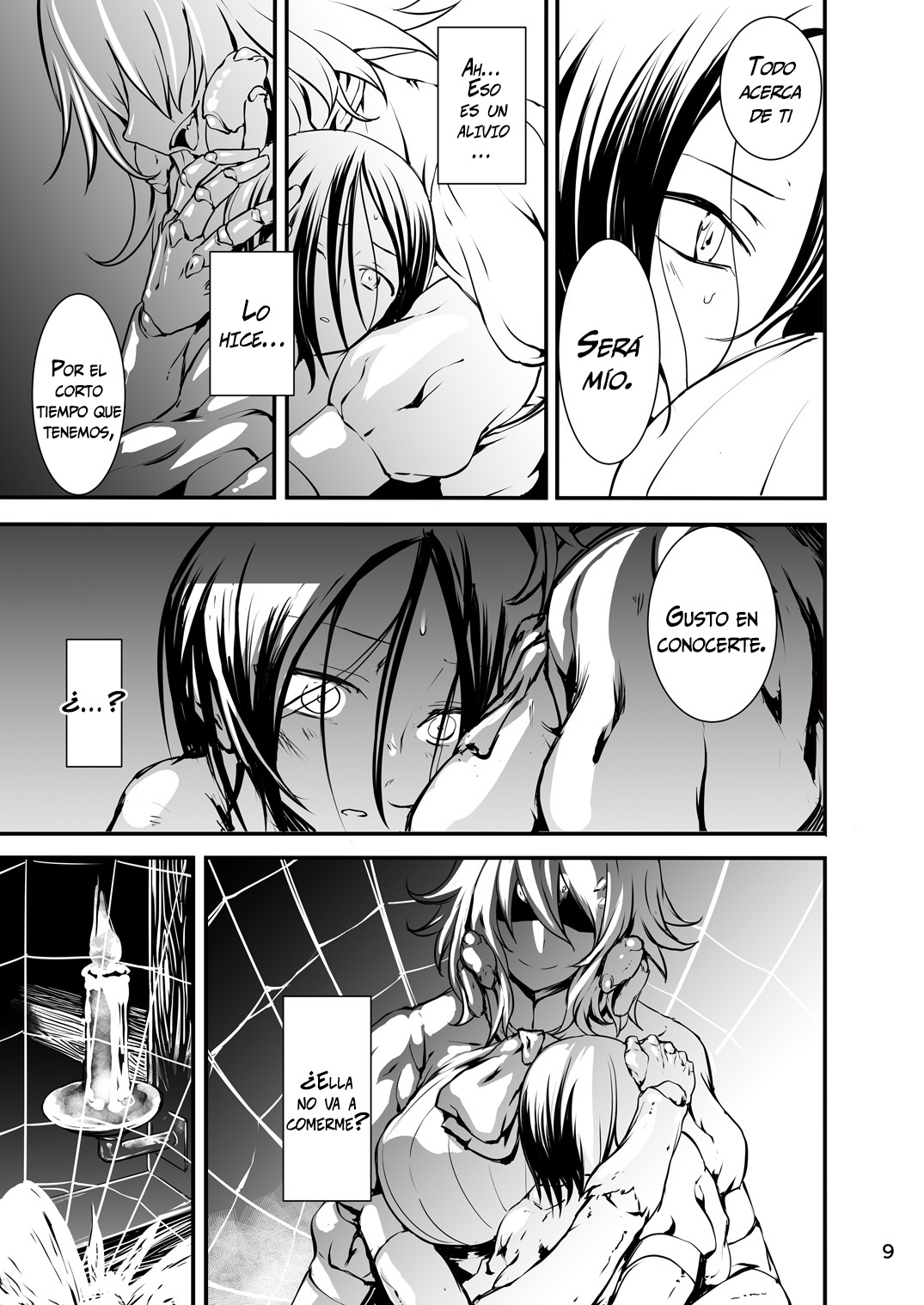 Kumo to Nie | Araña y Sacrificio  =Vile= page 9 full