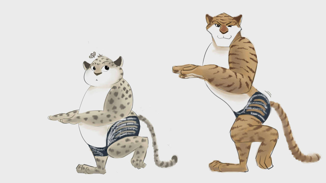 Clawhauser : Tiger dance class page 5 full